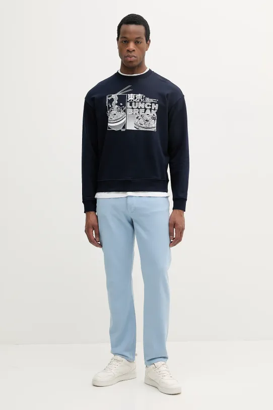 United Colors of Benetton jeansy bawełniane 4RZVUE01W niebieski SS25