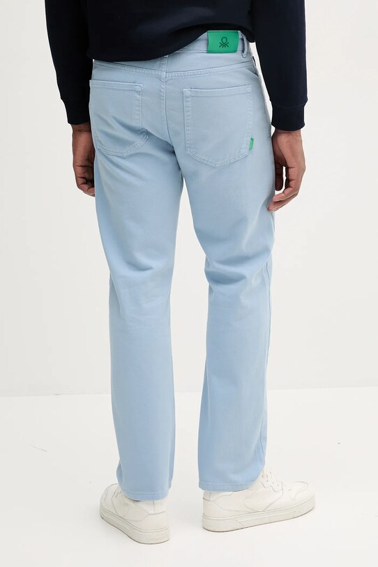 Ruházat United Colors of Benetton pamut farmer 4RZVUE01W kék