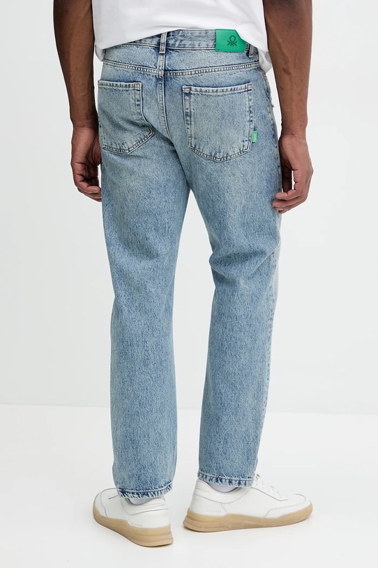 Îmbrăcăminte United Colors of Benetton blugi din bumbac 4W9KUE01U albastru
