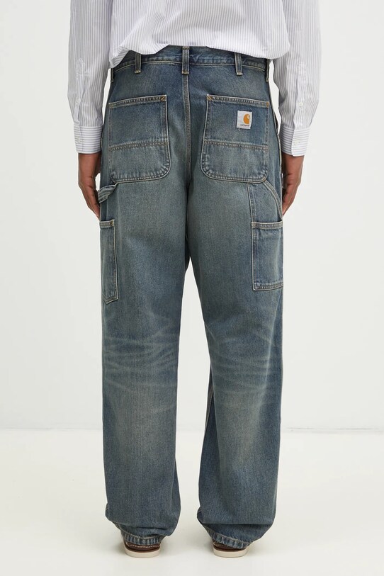 Одяг Джинси Carhartt WIP Double Knee Pant I032699.014Q блакитний