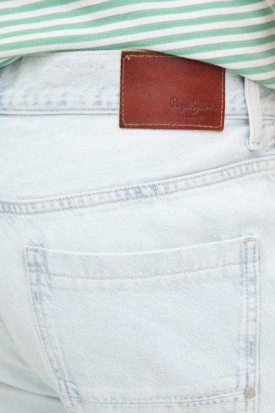 Pepe Jeans jeansy LOOSE JEANS INFUSED WHITE niebieski PM208211