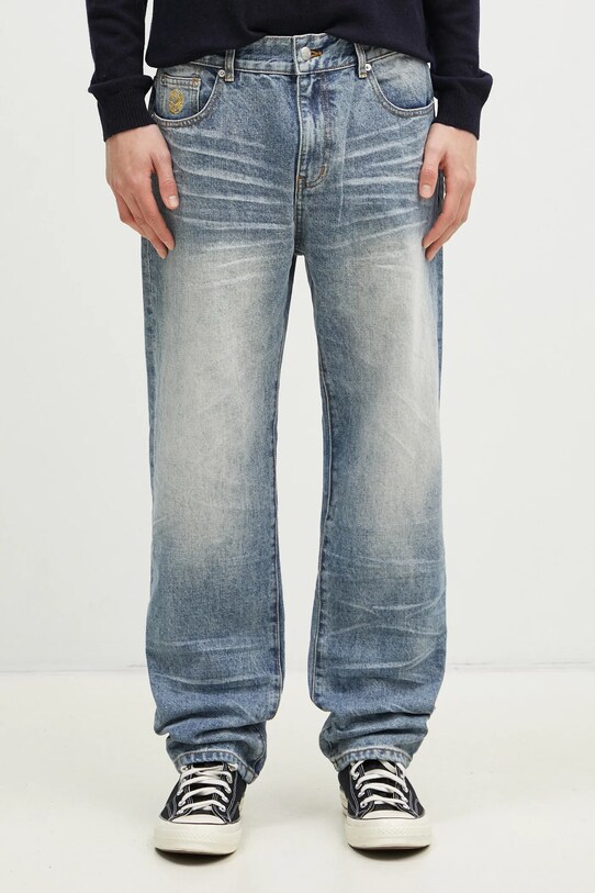 Billionaire Boys Club jeans Duck Embroidered Denim Pant albastru B24426