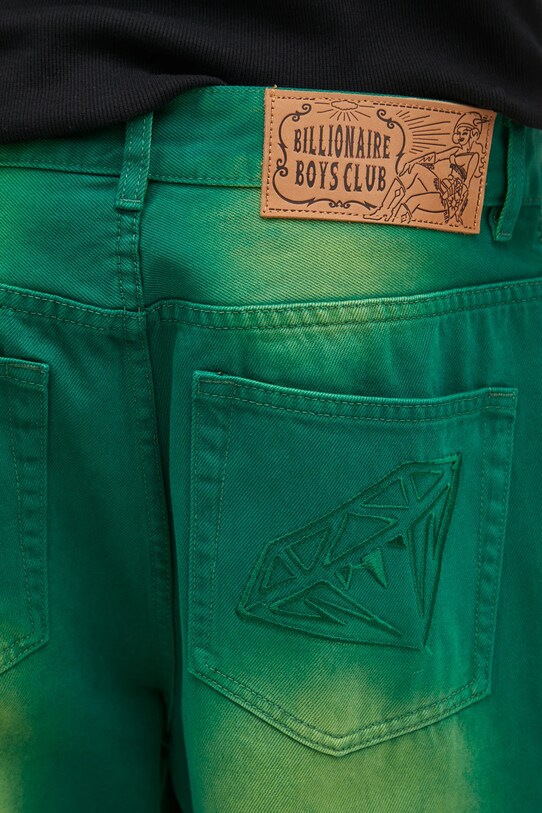 Billionaire Boys Club jeansi Garment Dyed Denim Pant verde B24427
