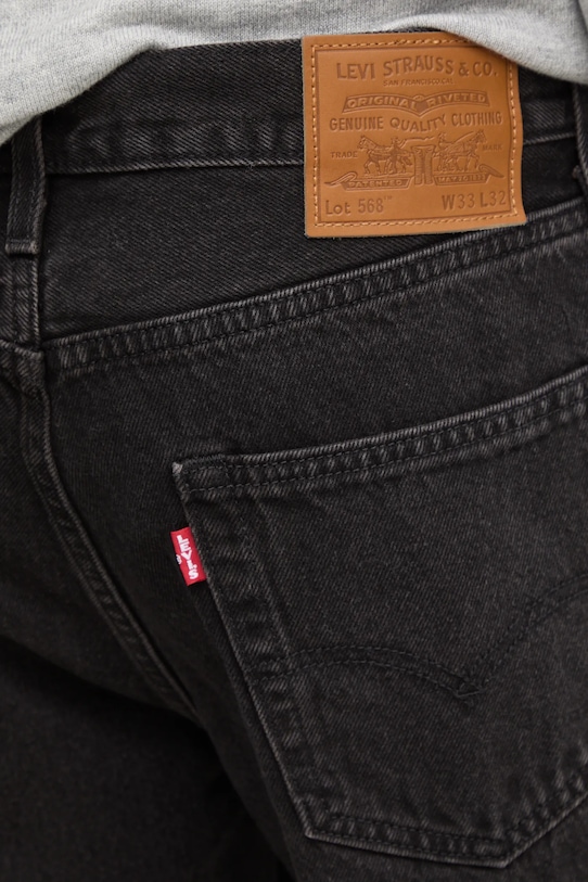 Levi's jeansy 568™ LOOSE STRAIGHT czarny 29037.0066