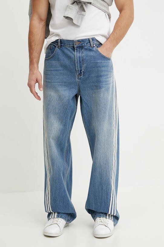 adidas Originals jeansi DENIM JEANS albastru JX1606