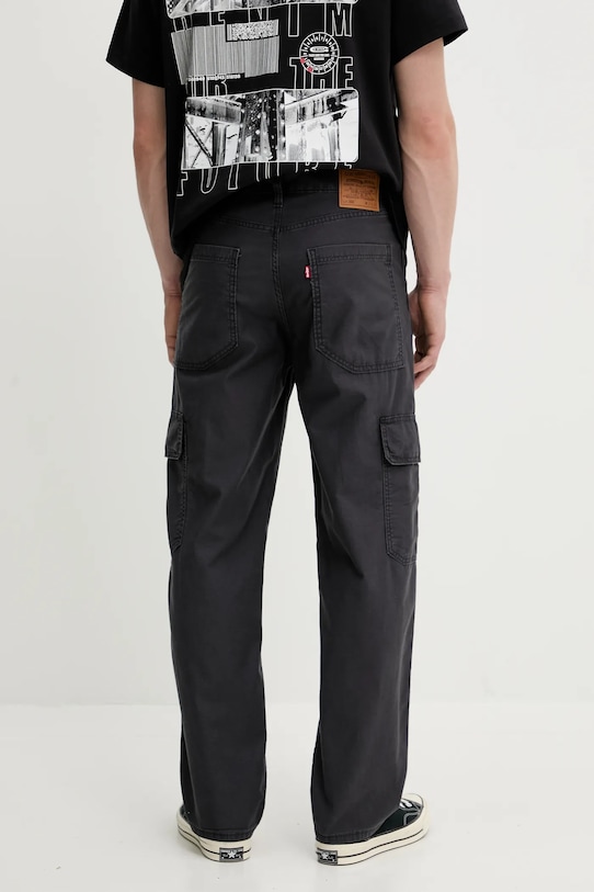 Oblečení Bavlněné kalhoty Levi's 568 LOOSE STRT CARGO 000LP.0003 šedá