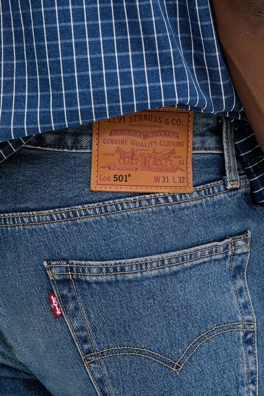 Levi's jeans 501 LevisORIGINAL albastru 00501.