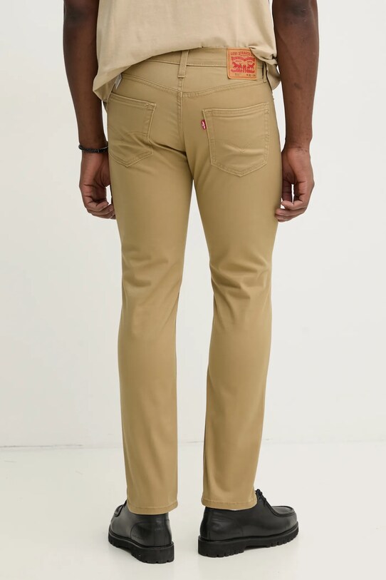 Oblečení Džíny s příměsí lnu Levi's 511 SLIM 04511. zelená