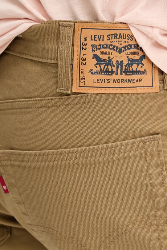 Levi's jeansi WORKWEAR 505 UTILITY verde 34233
