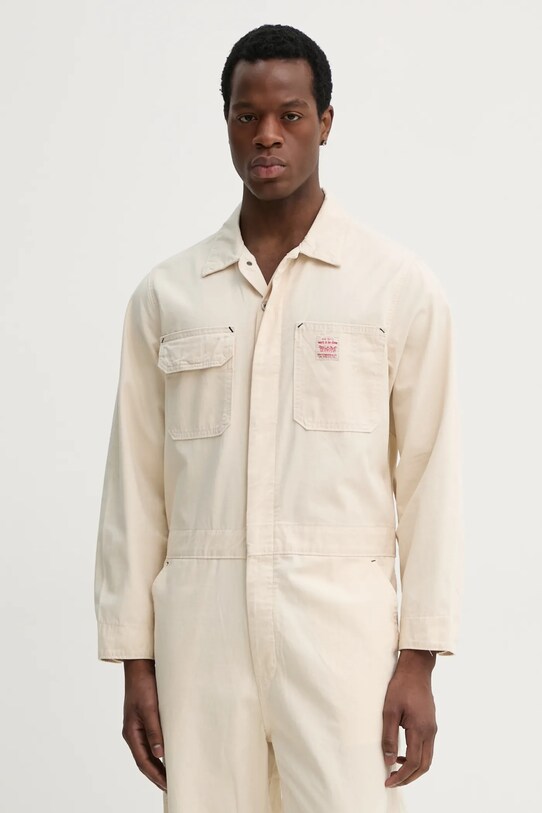 Ruházat Levi's kezeslábas STAY LOOSE COVERALLS A6211 bézs
