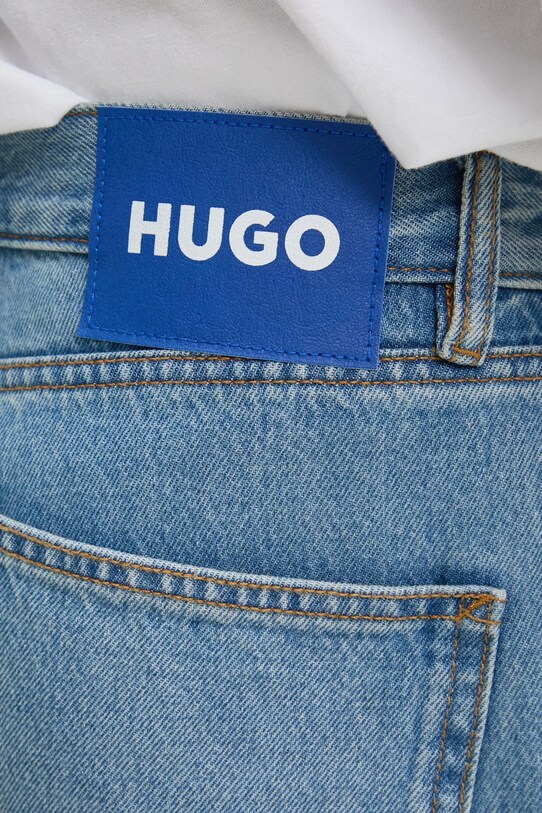 Bombažne kavbojke Hugo Blue modra 50534535
