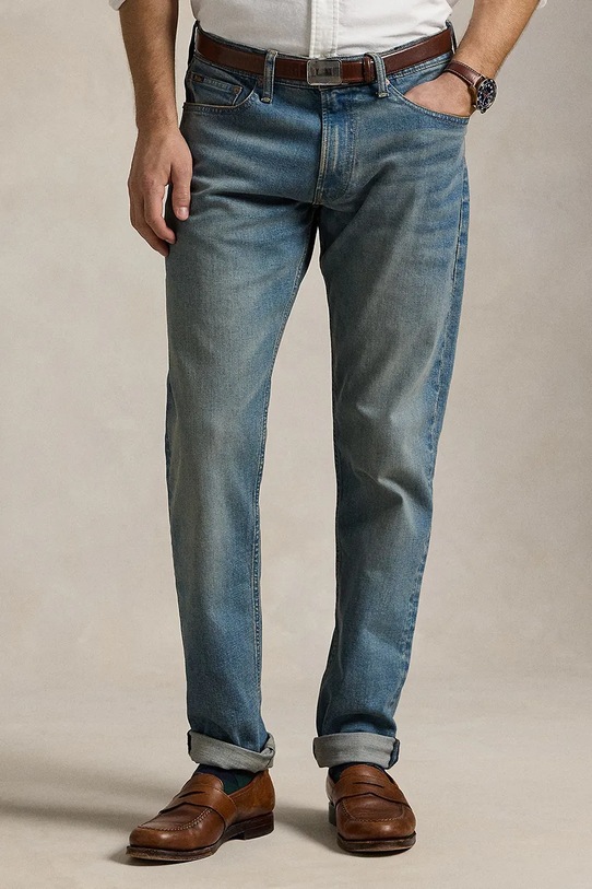 Polo Ralph Lauren jeansy 710956089 niebieski AW25
