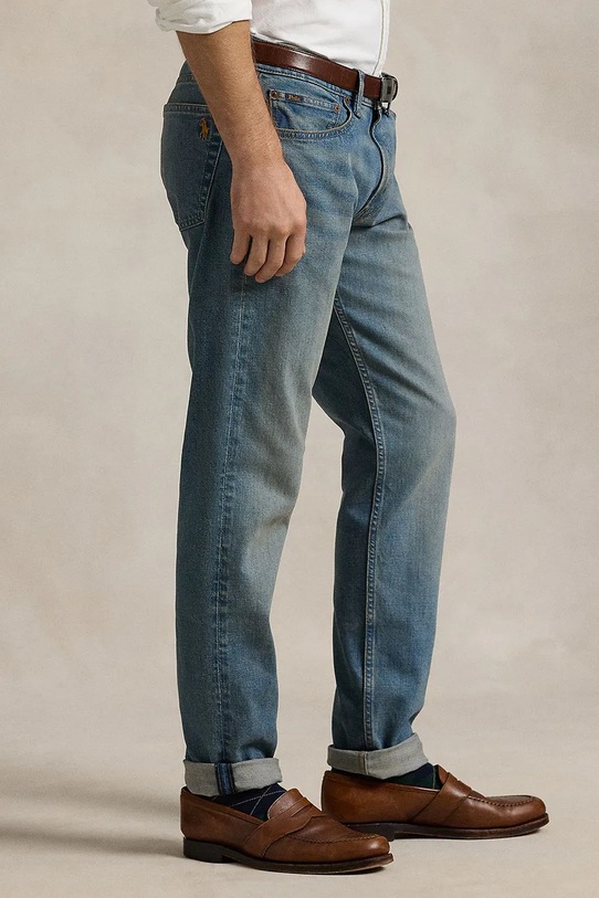 Odzież Polo Ralph Lauren jeansy 710956089 niebieski