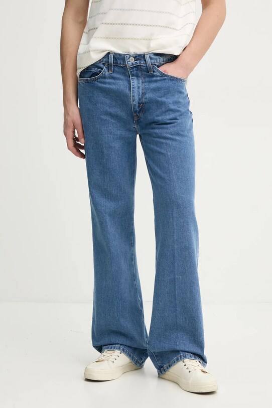 Levi's jeansi STA-PREST FLARE II albastru A3552