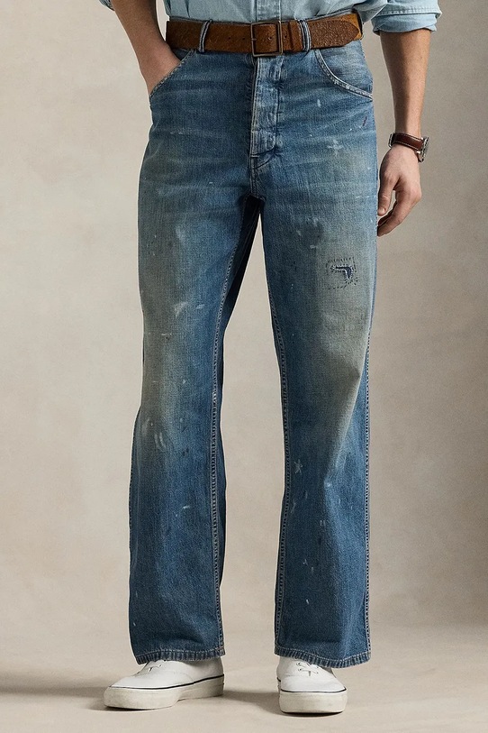 Polo Ralph Lauren jeansy Full Length Classic 710963268 niebieski SS25