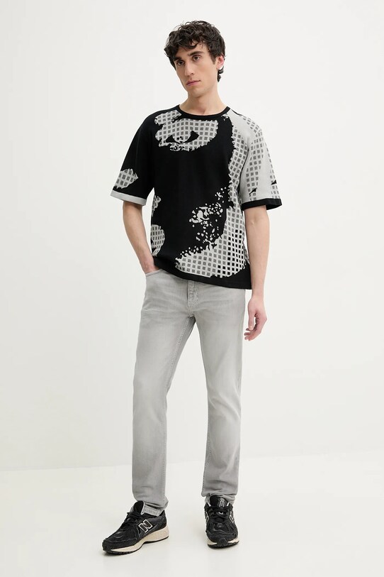Džíny HUGO 50537697 šedá SS25