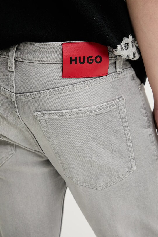 Džíny HUGO šedá 50537697