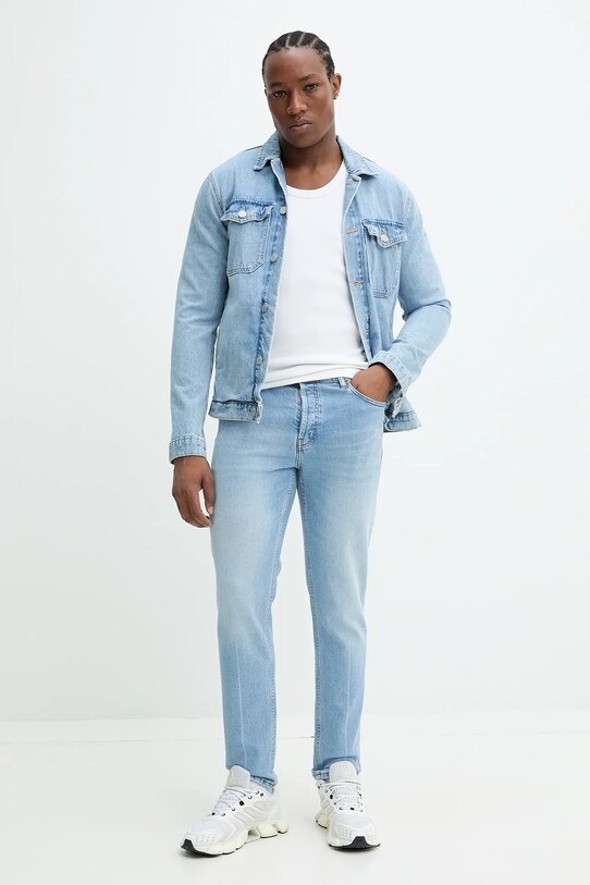 HUGO jeansy 50537700 niebieski SS25