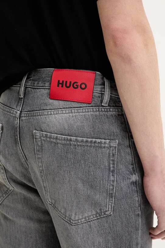 Džíny HUGO šedá 50537708