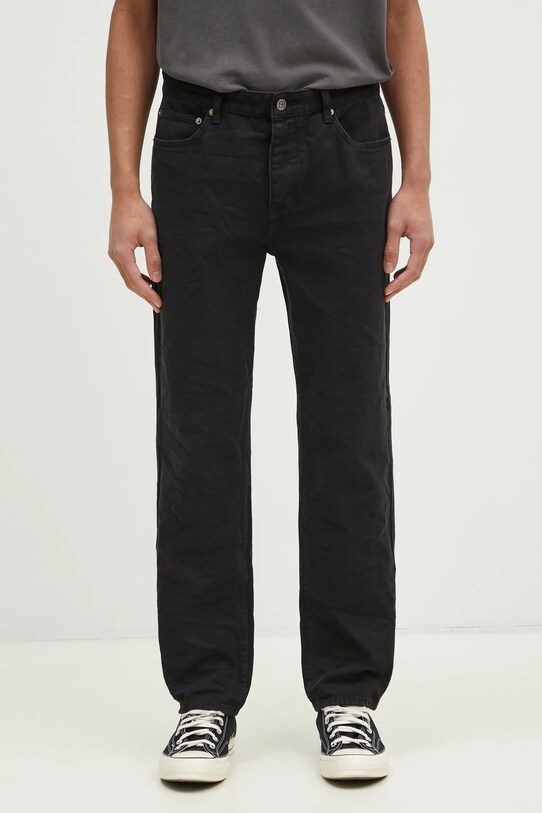 KSUBI jeansy Hazlow Ghosted czarny MPS25DJ007