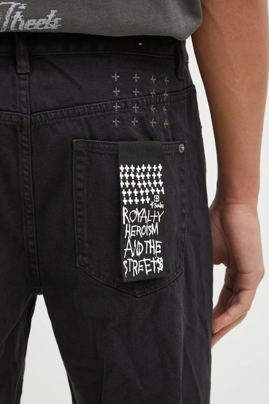 KSUBI jeansy Hazlow Ghosted MPS25DJ007 czarny