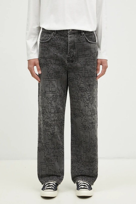 KSUBI jeansy Maxx Stencil Stitch szary MPS25DJ011