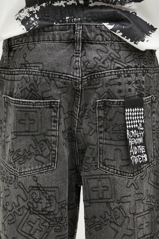KSUBI jeansy Maxx Stencil Stitch MPS25DJ011 czarny