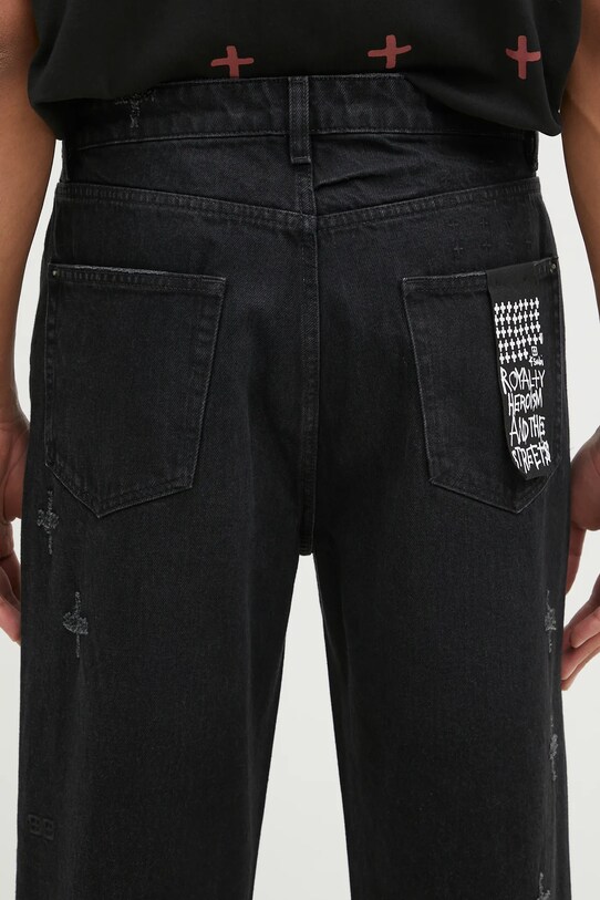 KSUBI jeansy Anti K Nirvana Plus Trashed MPS25DJ044 czarny