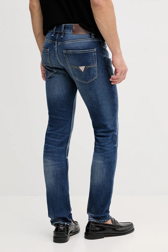 Odzież Guess jeansy FINNLEY M5GAS2.D4Z80 granatowy