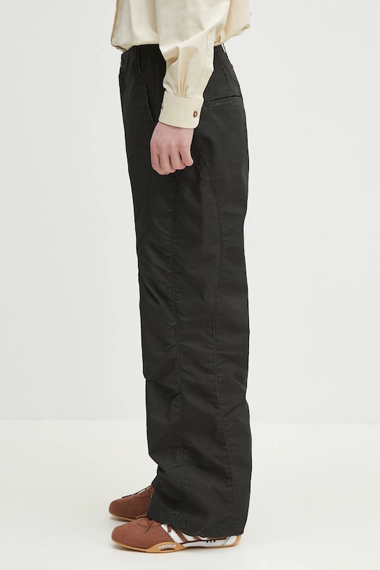 Andersson Bell pantaloni Arc Shirring apa791m negru SS25