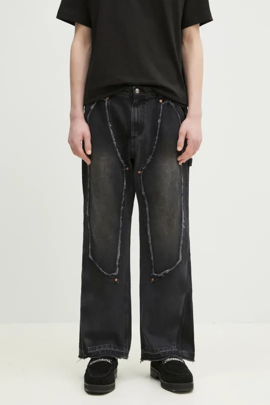 Andersson Bell jeansy Rodeo Carpenter Wide czarny apa792m