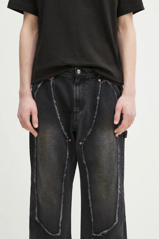 Andersson Bell jeansy Rodeo Carpenter Wide czarny apa792m