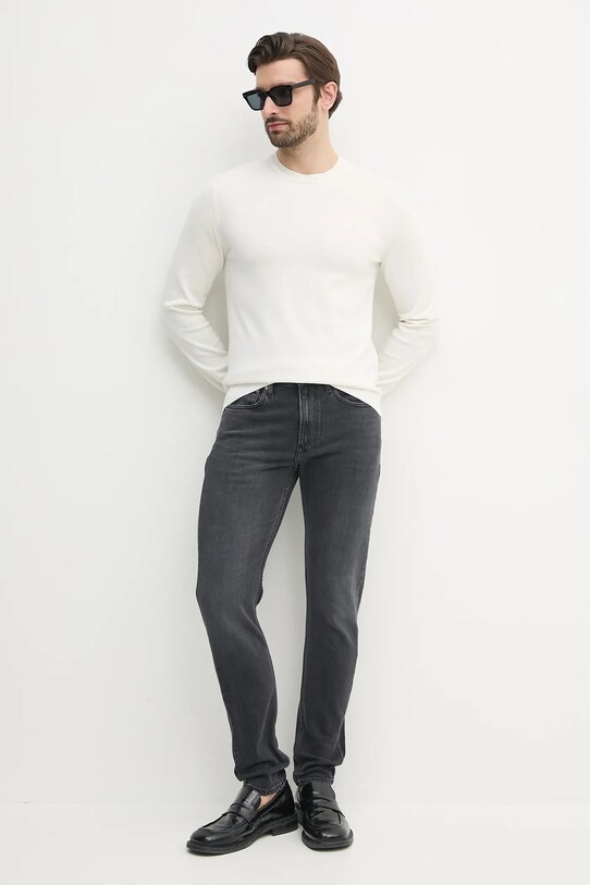 Calvin Klein Jeans jeansy J30J327149 szary SS25