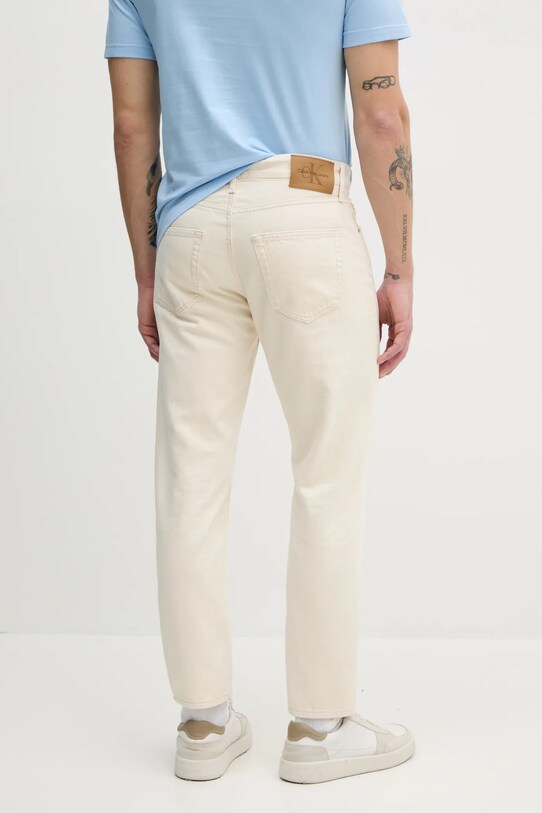 Ruházat Calvin Klein Jeans farmer vászonkeverékkel J30J327500 bézs