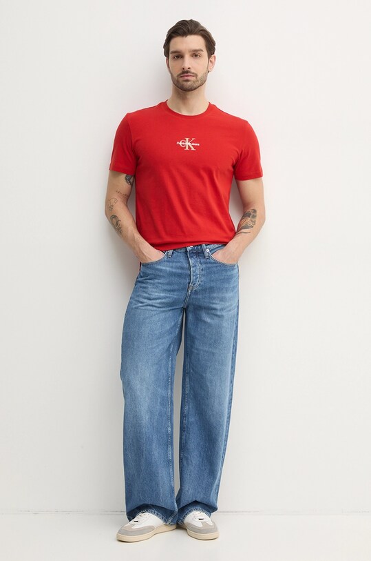 Calvin Klein Jeans jeansy J30J327503 niebieski SS25