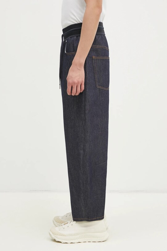Helmut Lang jeansy Cwb Cocoon Jean.Bkl1 O09DM201 granatowy SS25