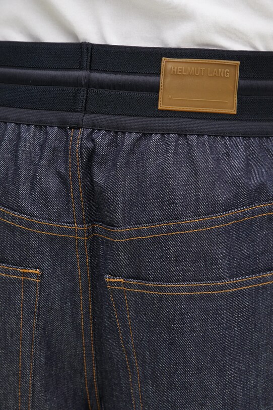 Helmut Lang jeansy Cwb Cocoon Jean.Bkl1 O09DM201 granatowy