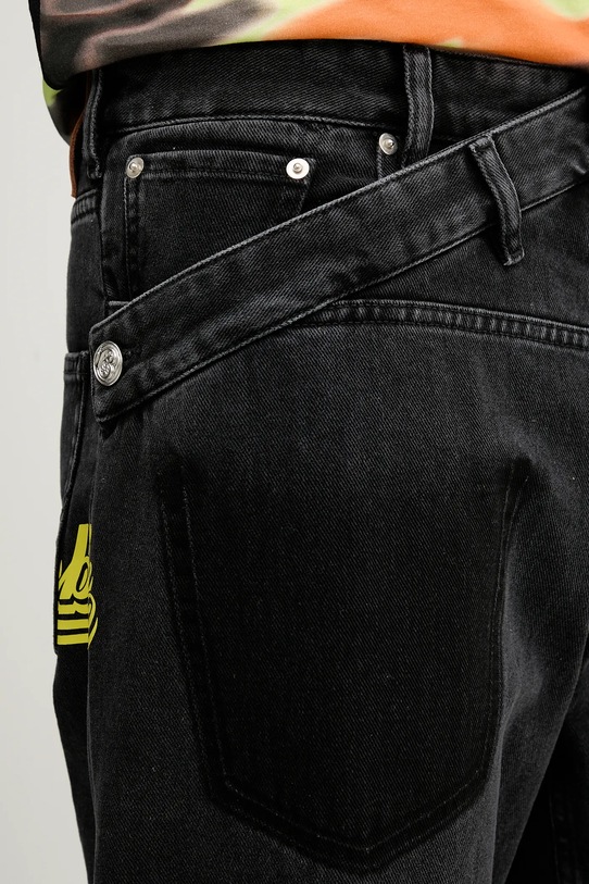 Τζιν παντελόνι BLUEMARBLE μαύρο PA75.DE14A25