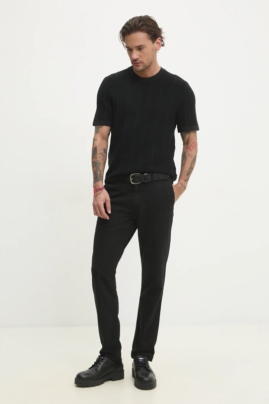 Дънки Abercrombie & Fitch KI131.5097.900 черен SS25