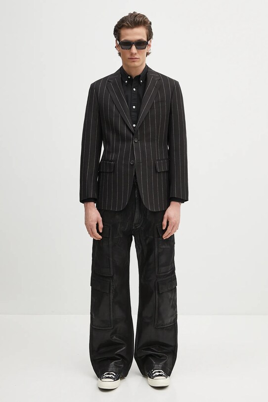 Джинсы Rick Owens DRKSHDW Double Cargo чёрный DU01E3361.DCF