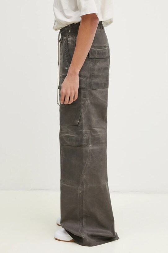 Nohavice Rick Owens Double Cargo Jumbo Belas DU01E3398.SCF sivá SS25