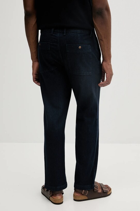 Odzież Michael Kors jeansy z domieszką lnu CS5904869W granatowy