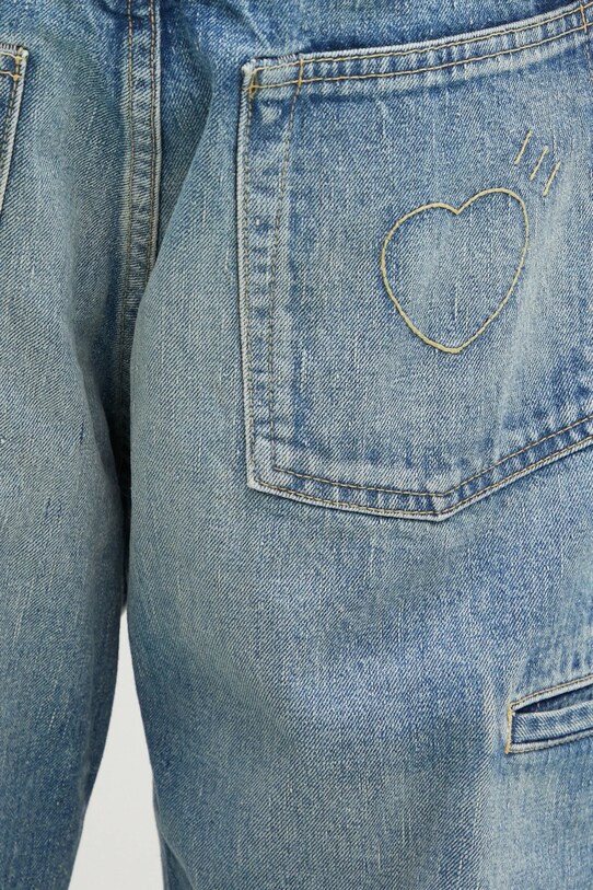 Human Made jeansy Straight Denim Pants Future niebieski HM29PT003