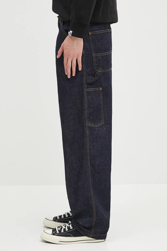 Džíny Carhartt WIP OG Single Knee Pant I034871.102 námořnická modř SS25
