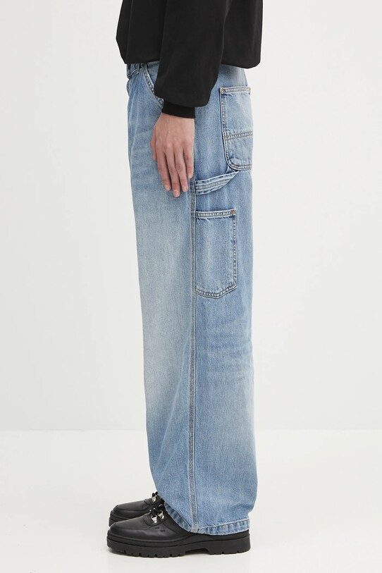 Carhartt WIP jeansy OG Single Knee Pant I034871.01UR niebieski SS25