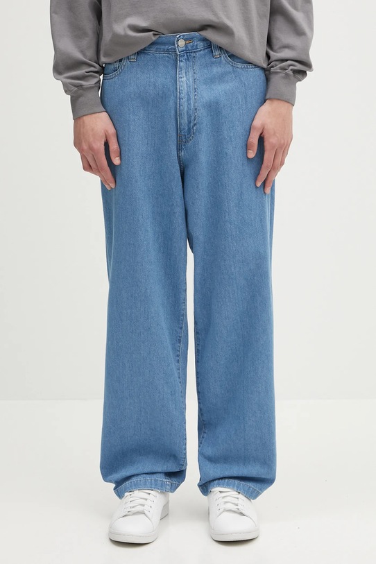 Džíny Carhartt WIP Lucas Pant modrá I035245.135