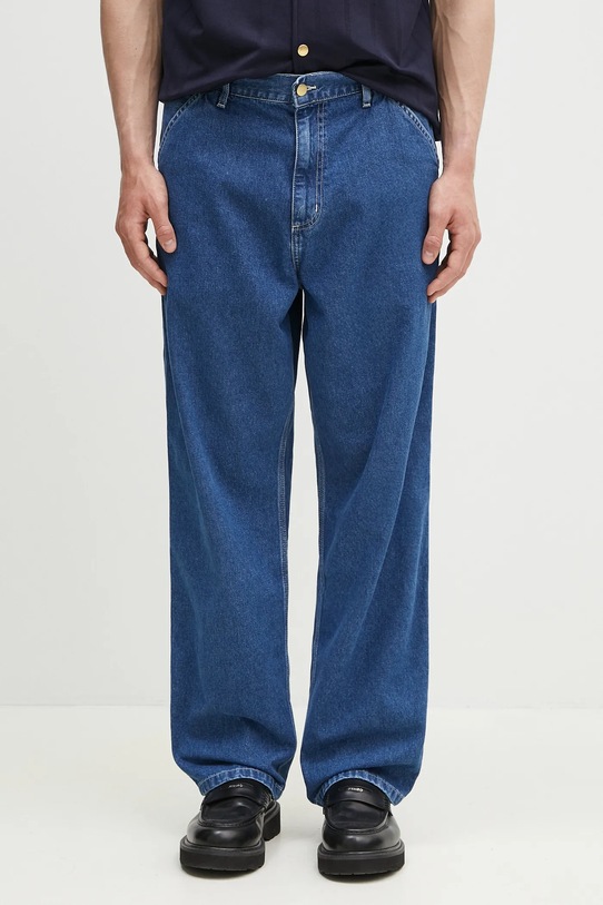 Дънки Carhartt WIP Single Knee Pant син I034864.106