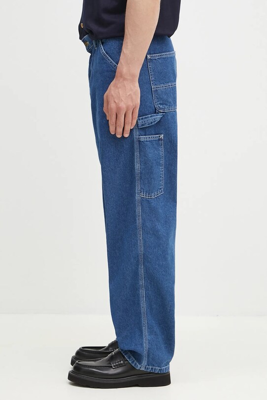 Дънки Carhartt WIP Single Knee Pant I034864.106 син SS25