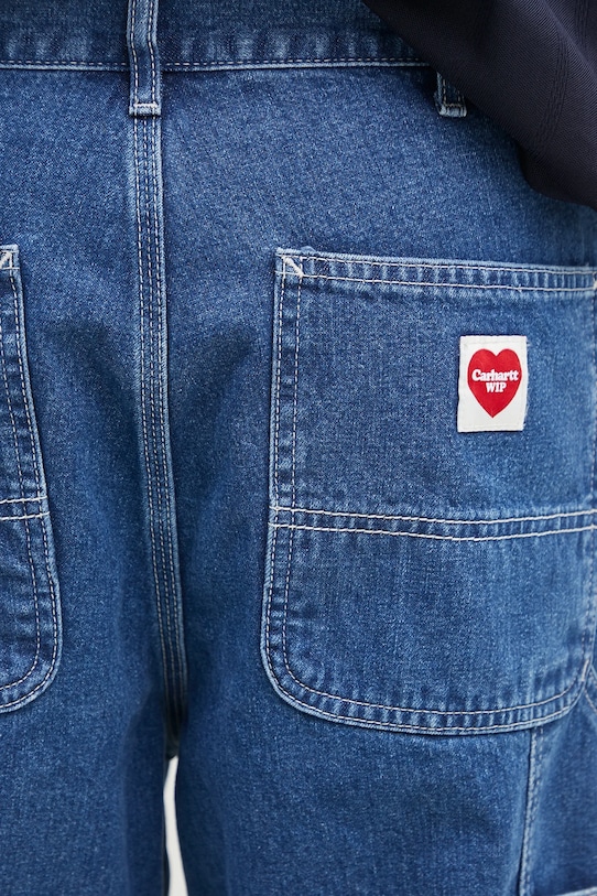 Дънки Carhartt WIP Single Knee Pant син I034864.106