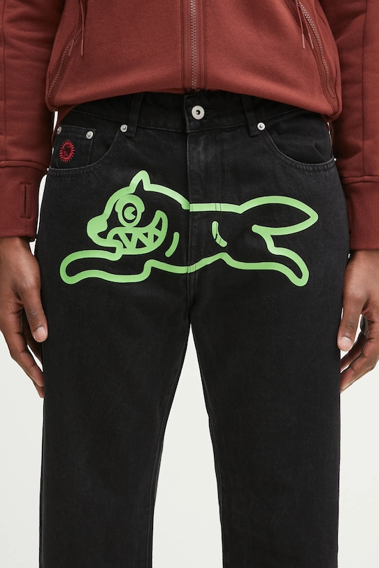 Džíny ICECREAM Running Dog Denim Pant černá ICD25102